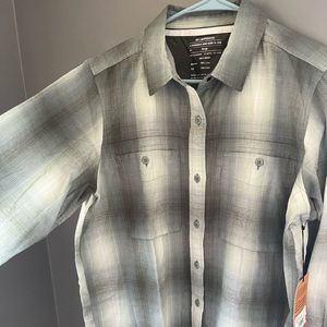 REI women’s flannel button down